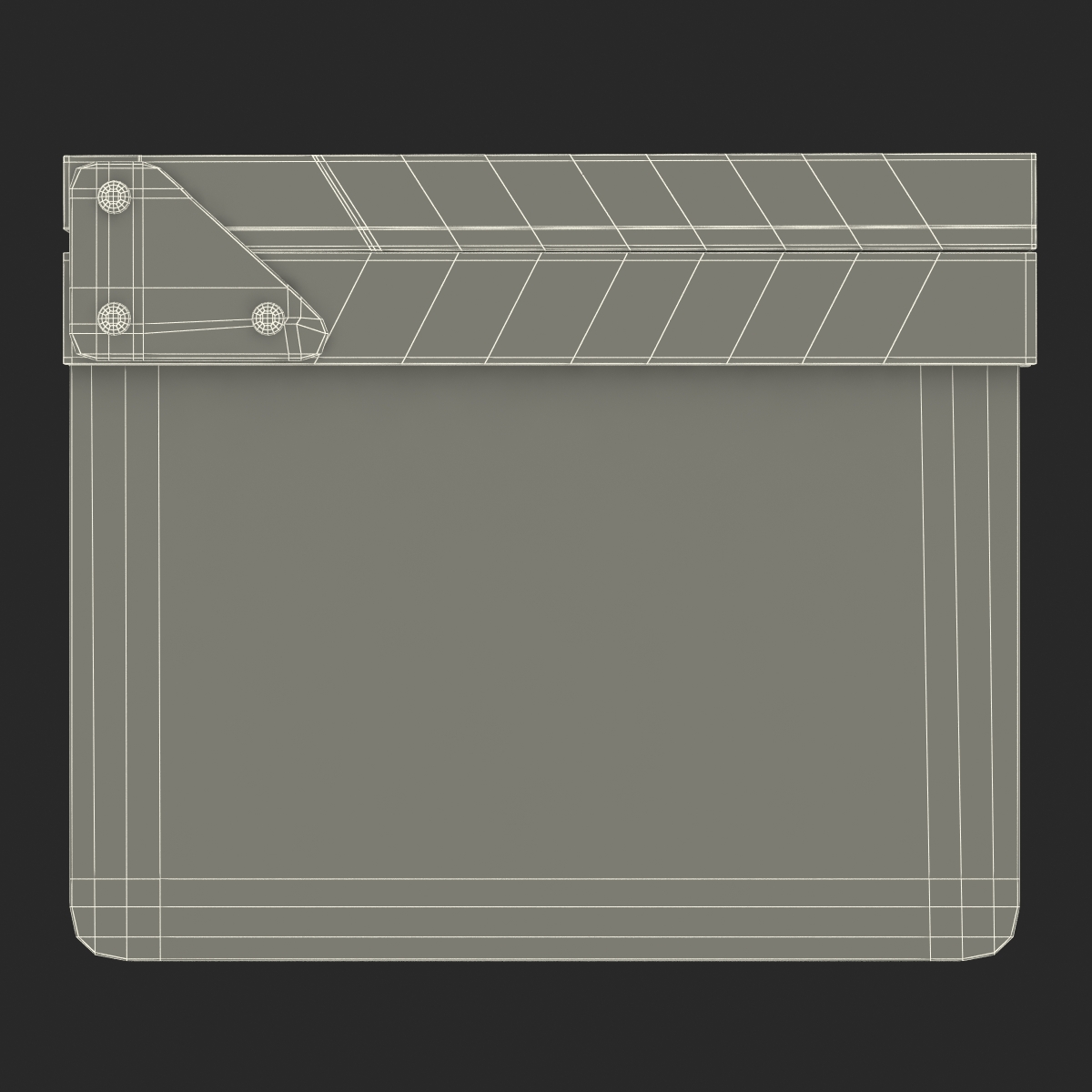 Clapboard 3D model