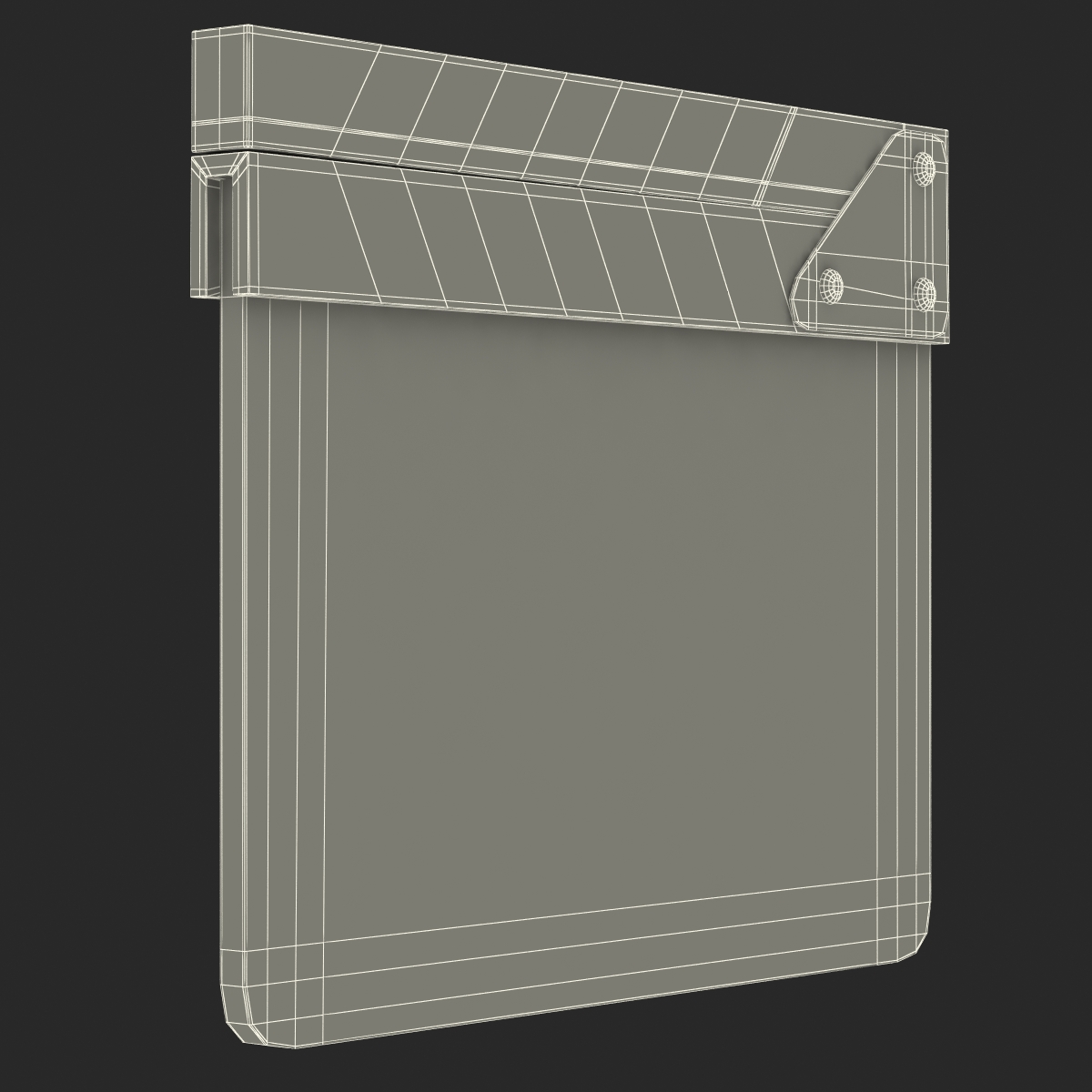 Clapboard 3D model