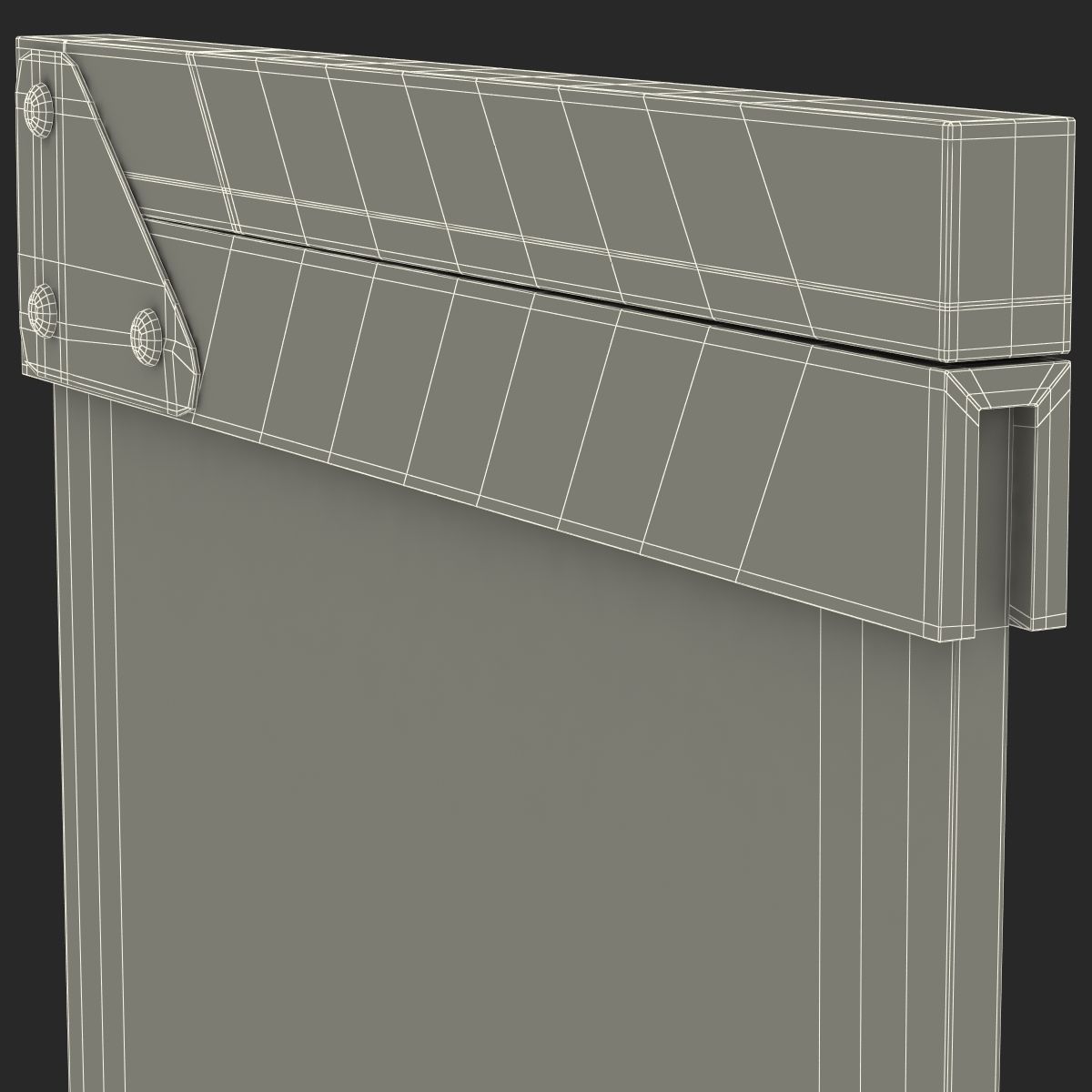 Clapboard 3D model