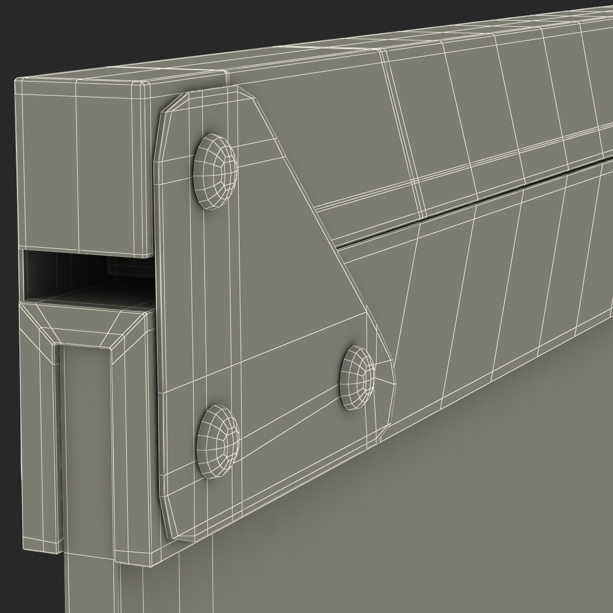 Clapboard 3D model