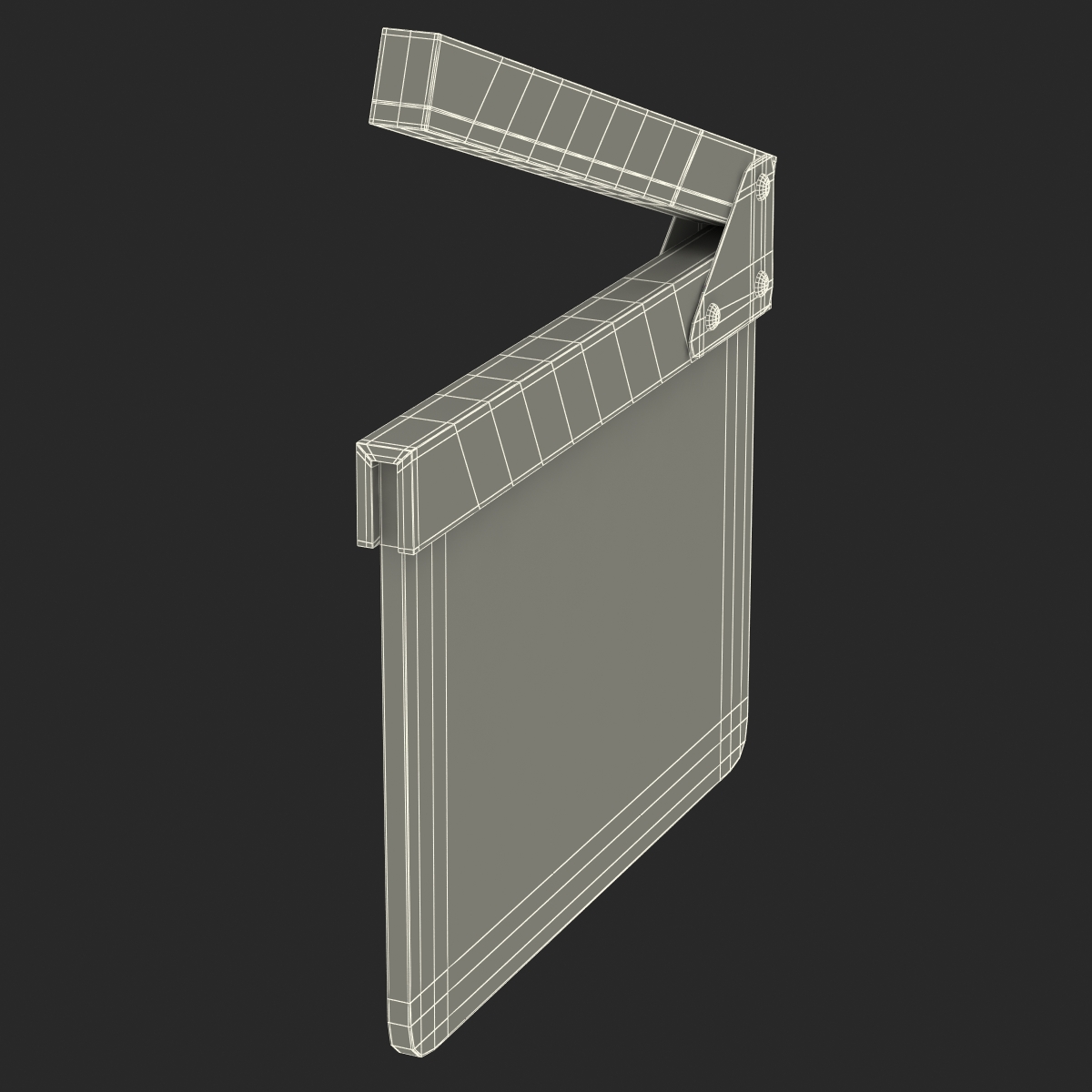 Clapboard 3D model