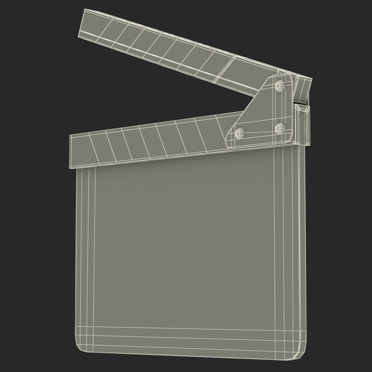 Clapboard 3D model