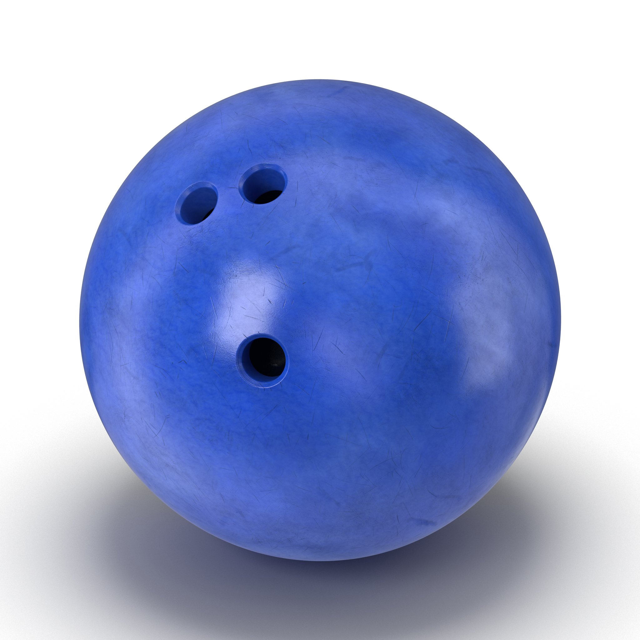 Bowling Ball Blue 3D