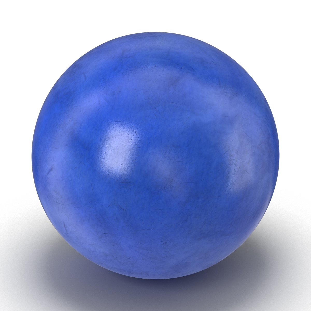 Bowling Ball Blue 3D