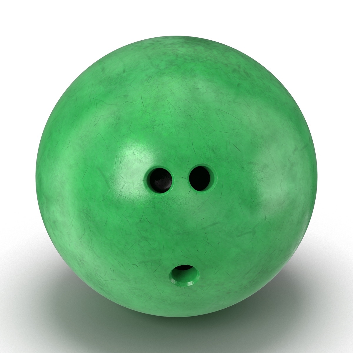 3D Bowling Ball Green model