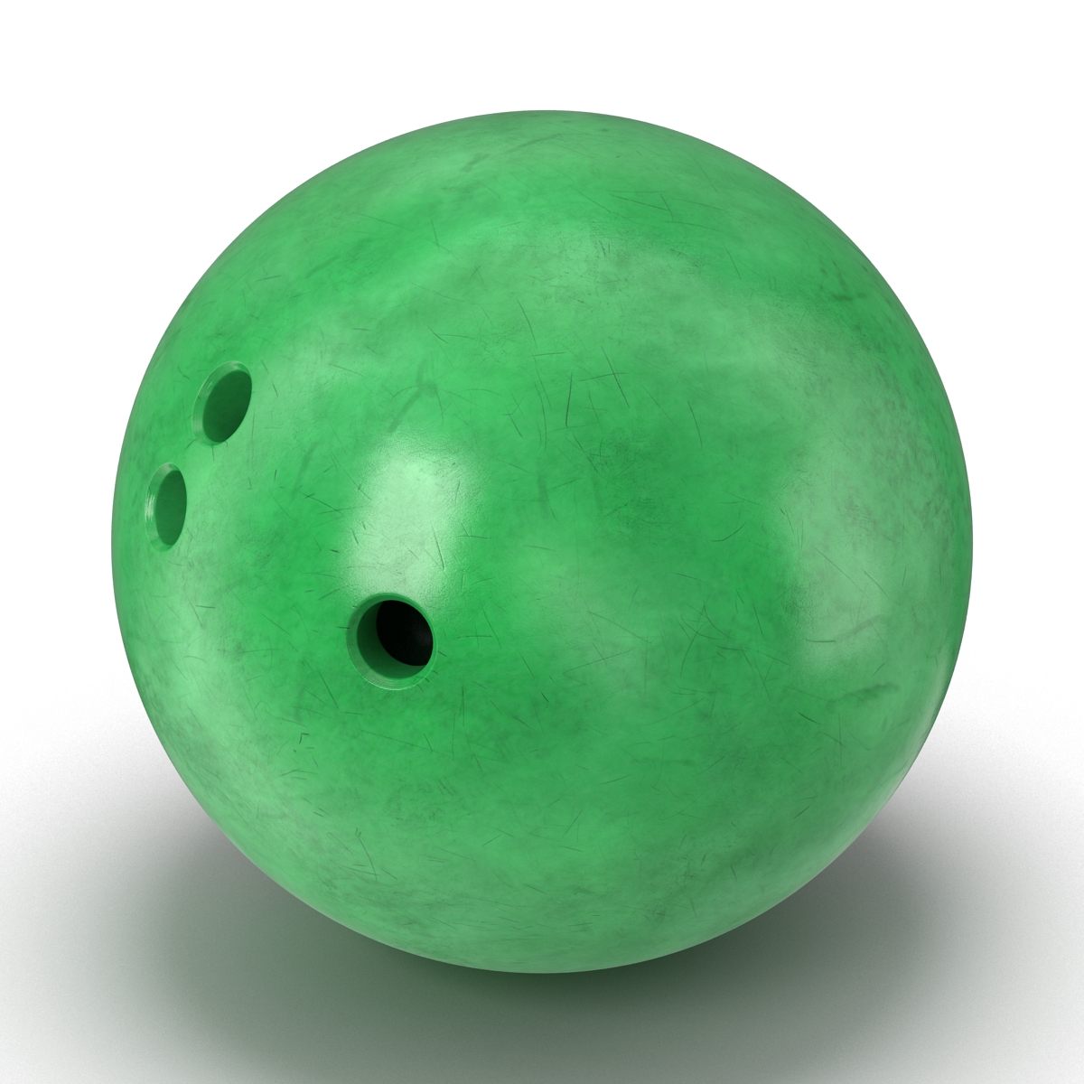 3D Bowling Ball Green model