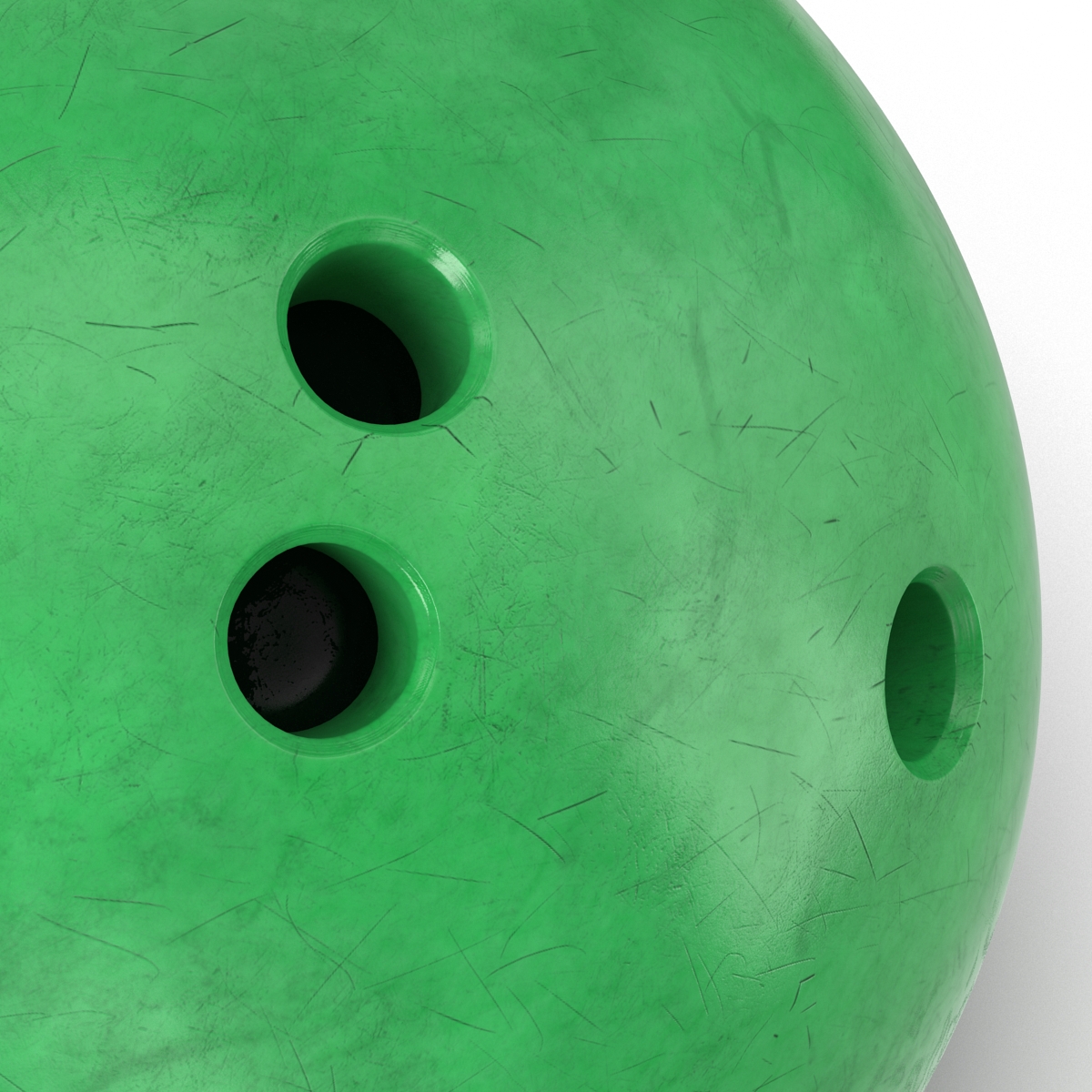 3D Bowling Ball Green model