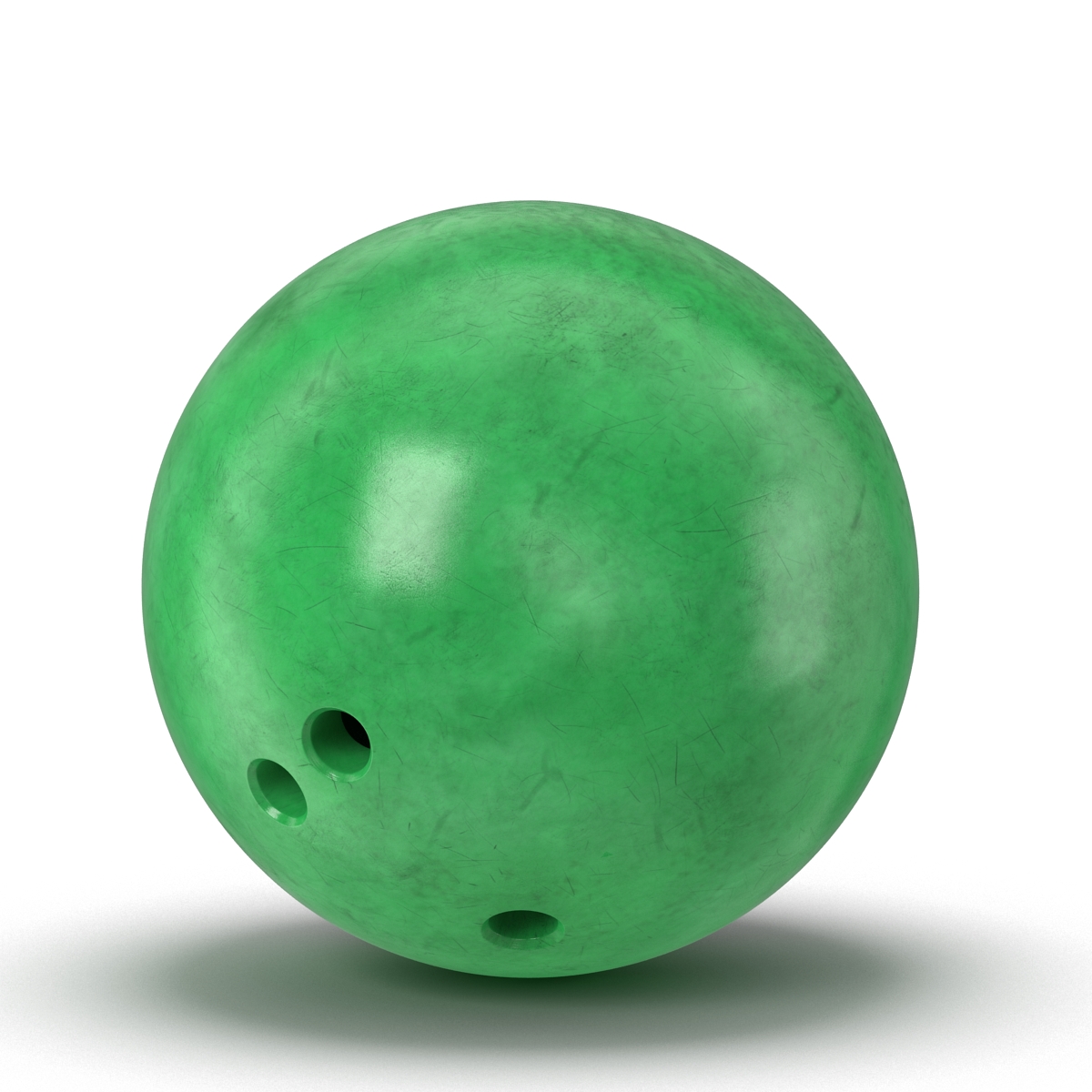 3D Bowling Ball Green model