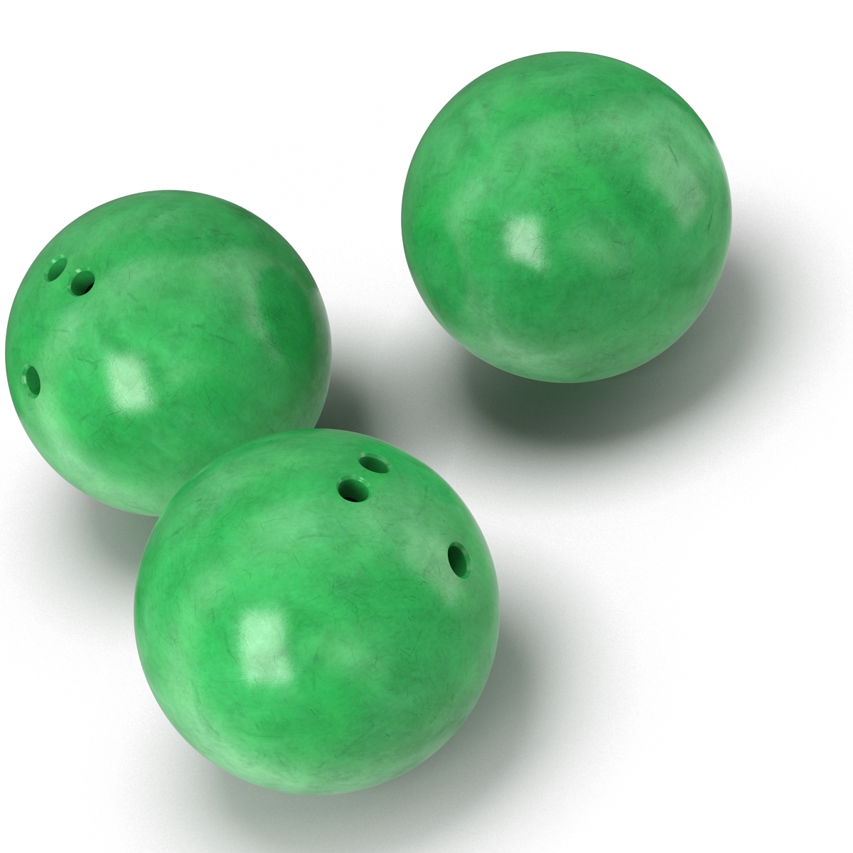 3D Bowling Ball Green model