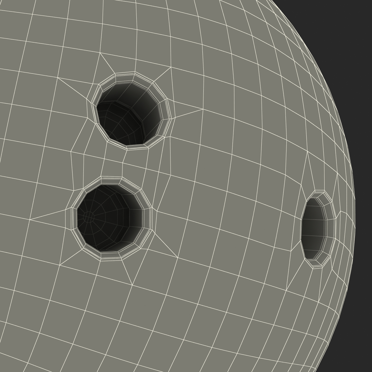 3D Bowling Ball Green model