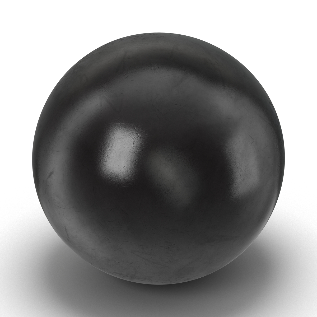 3D Bowling Ball Black model