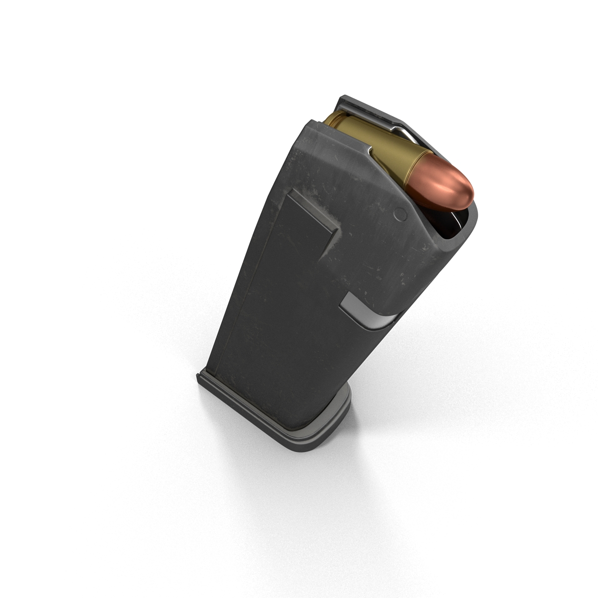 3D 9mm Ammo Clip model