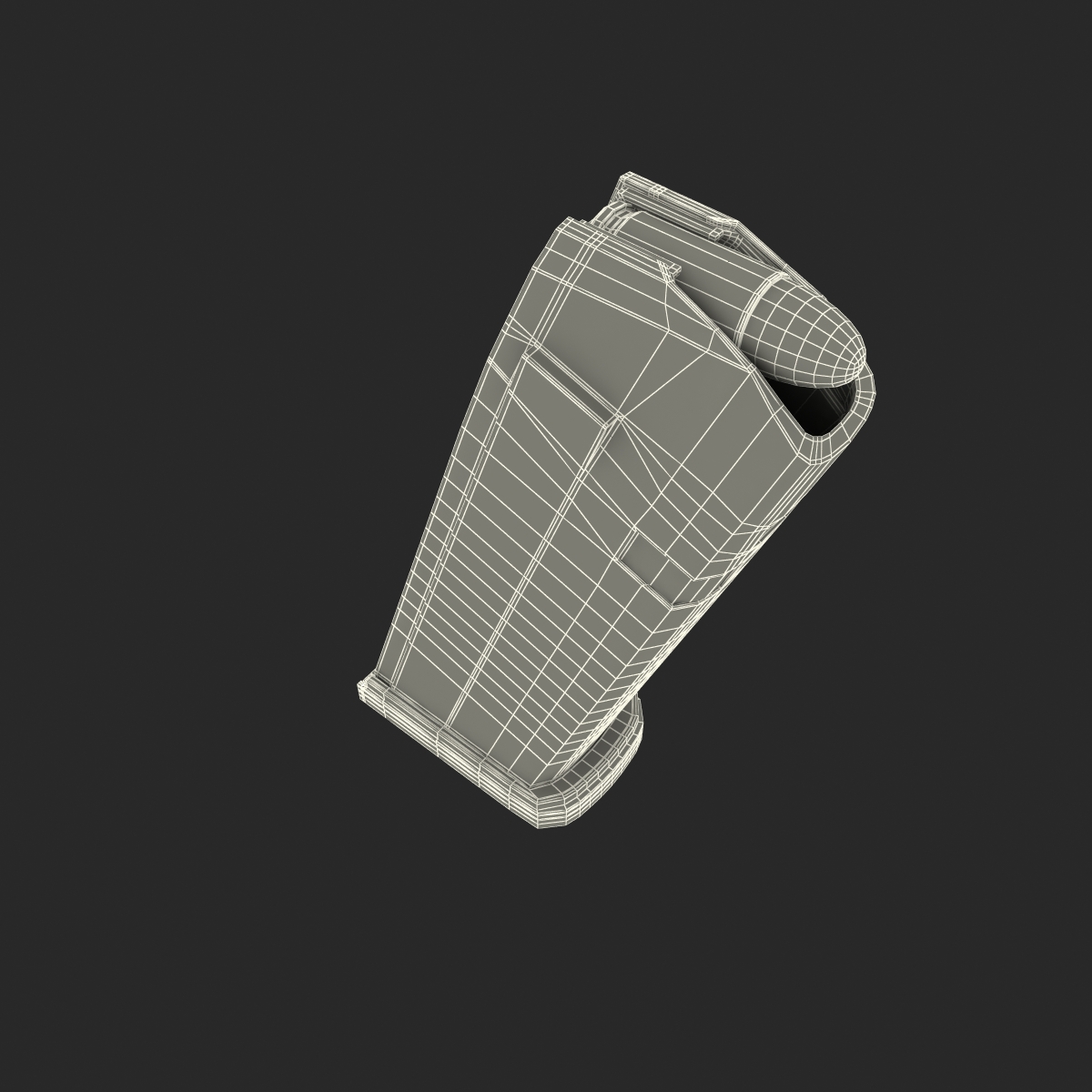 3D 9mm Ammo Clip model