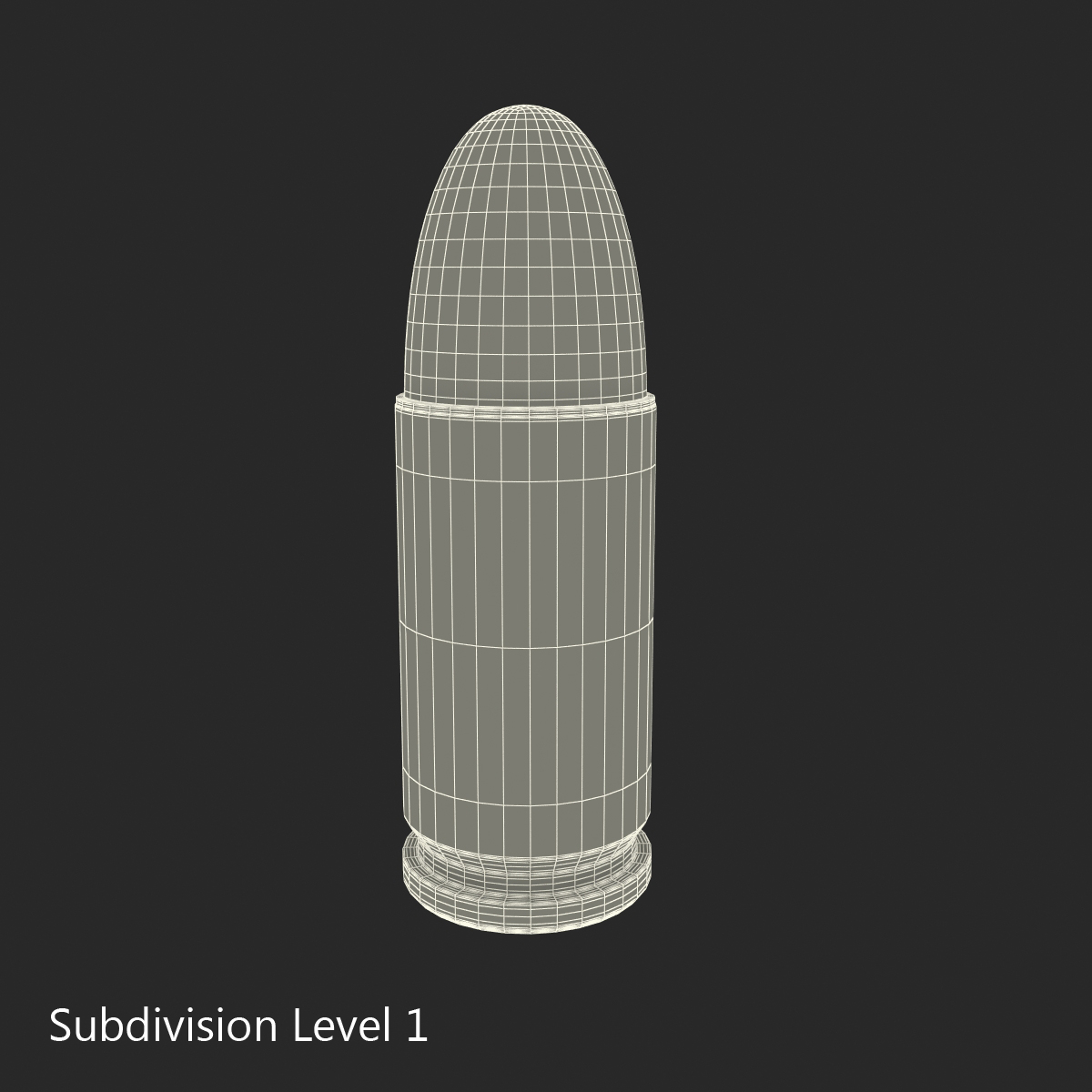 3D model 9mm Cartridge 2