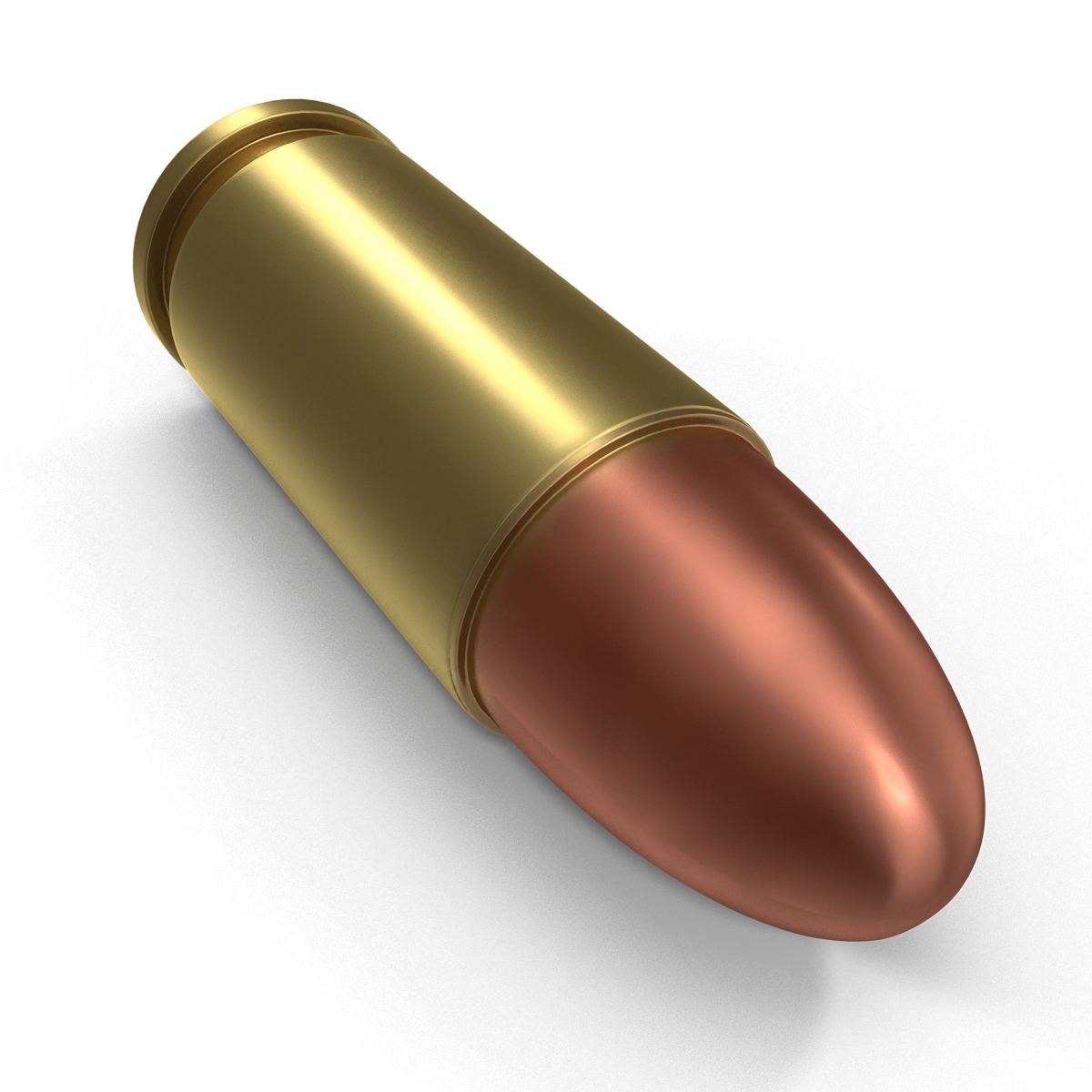 3D model 9mm Cartridge 2