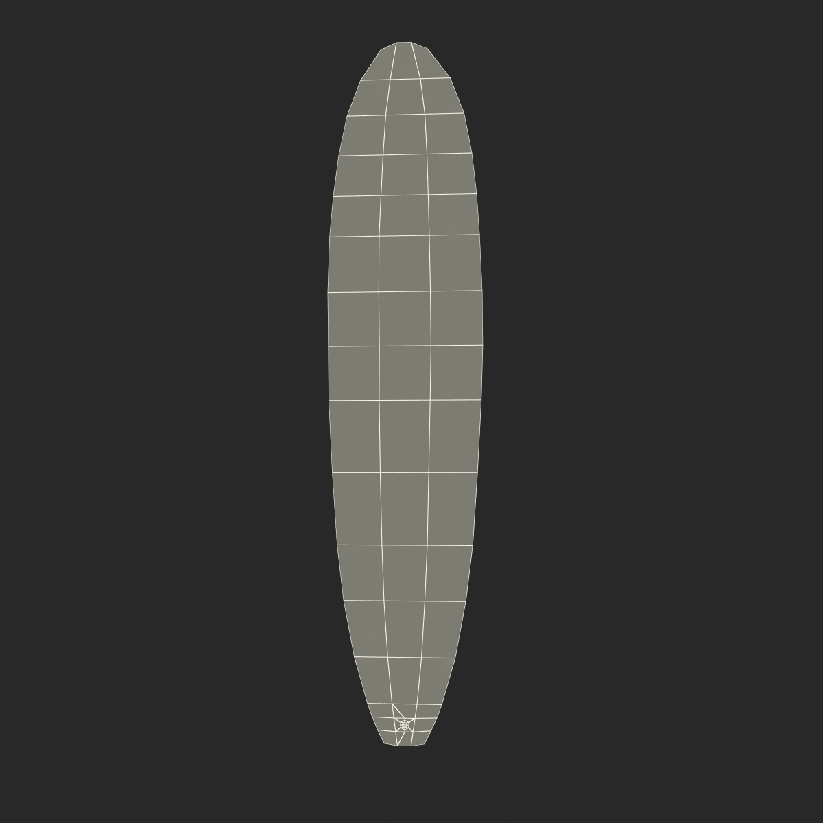 Surfboard Longboard 3D model