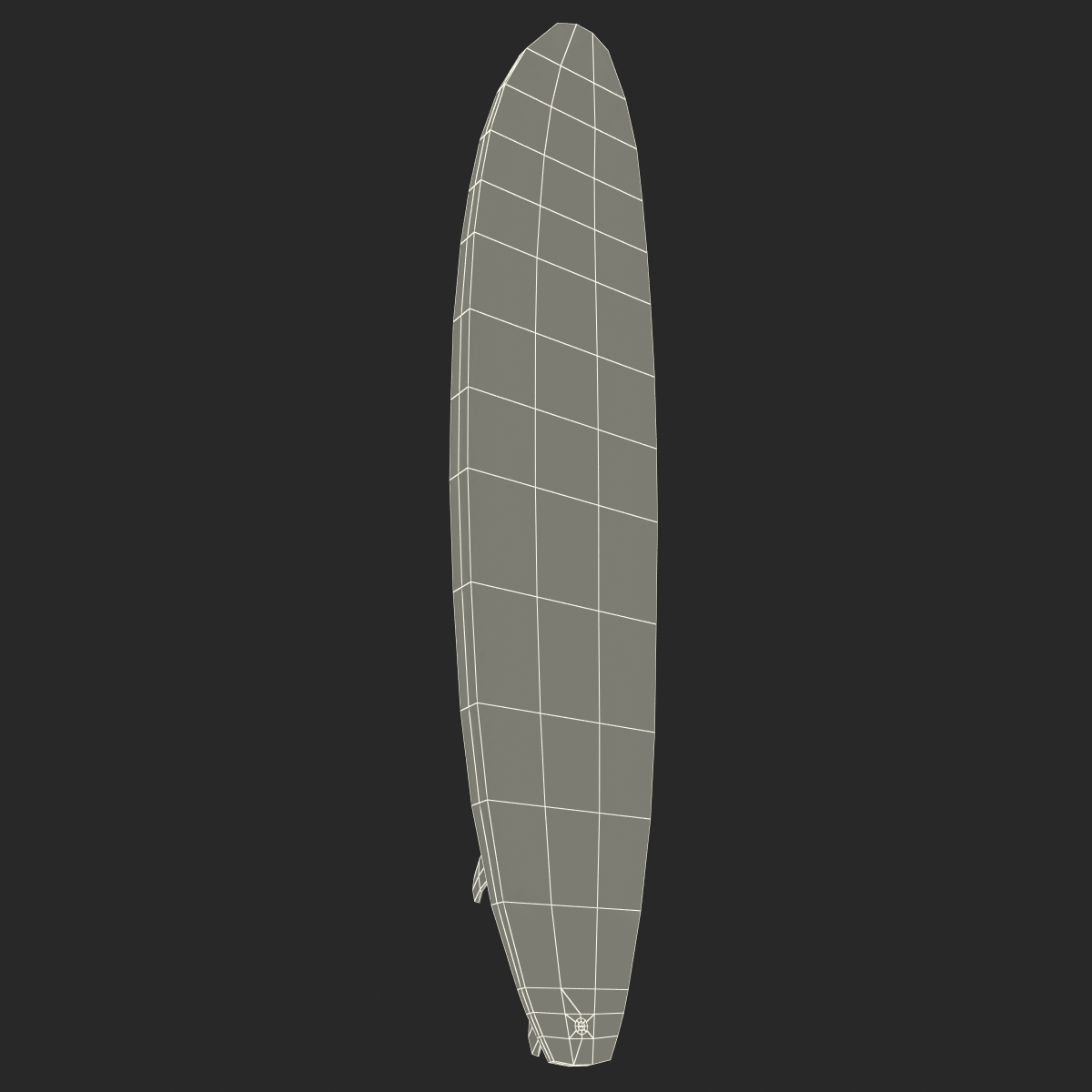 Surfboard Longboard 3D model