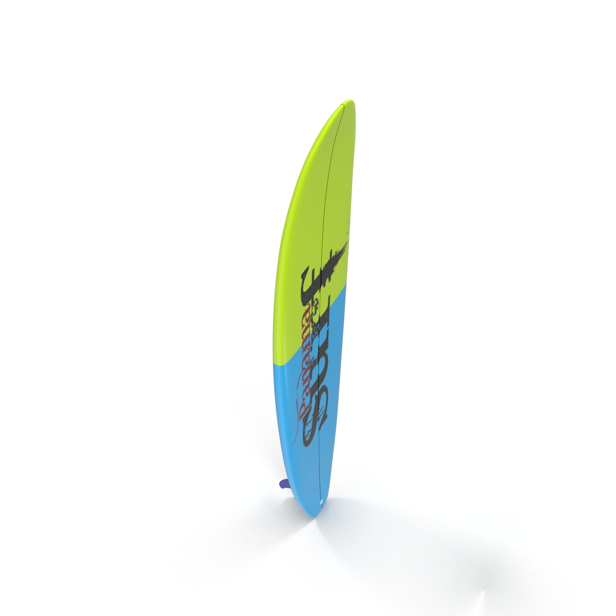 3D Surfboard Longboard 2