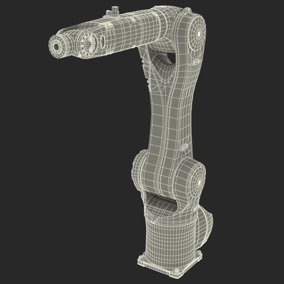 Kuka Robot KR 10 R1100 Rigged 3D model