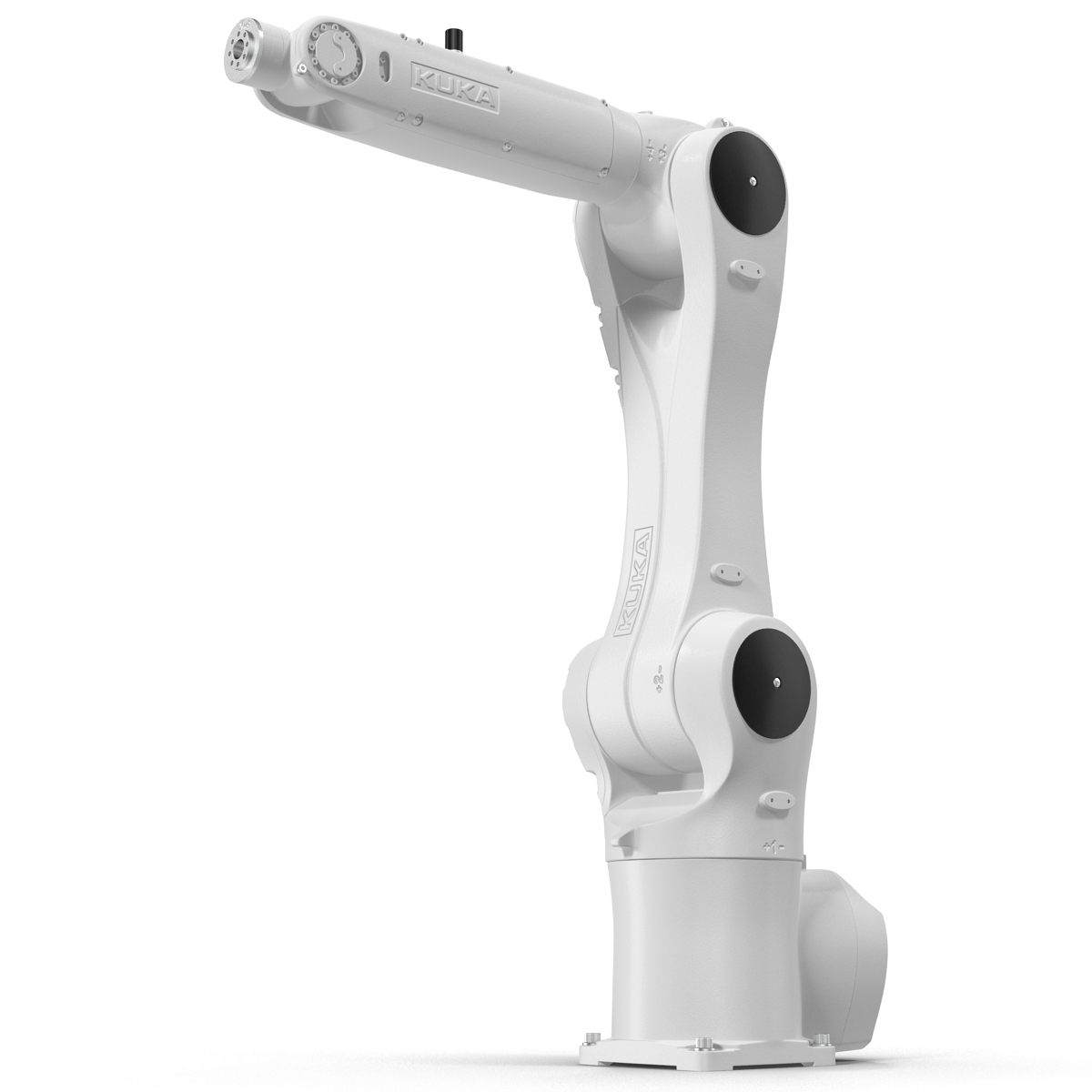 3D model Kuka Robot KR 10 R1100 White Rigged