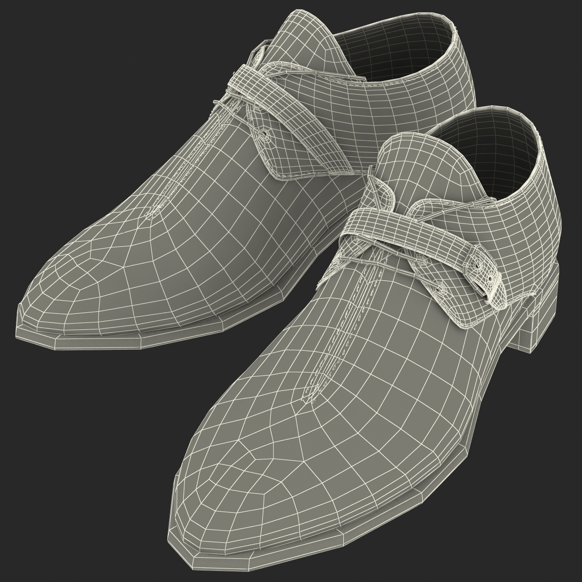 3D model Old Man Shoes 6