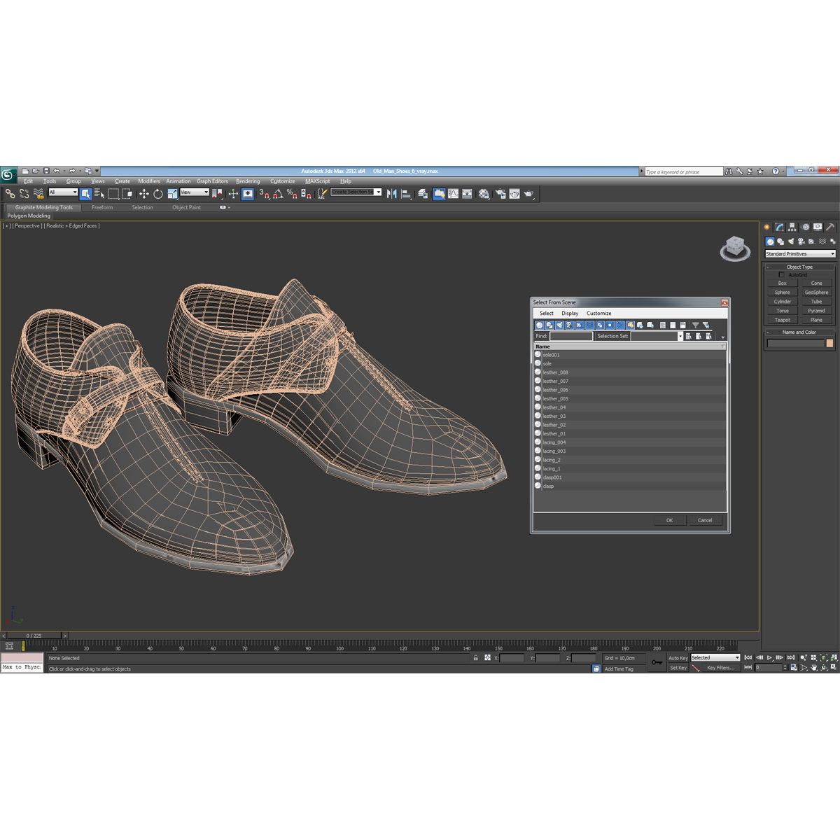 3D model Old Man Shoes 6