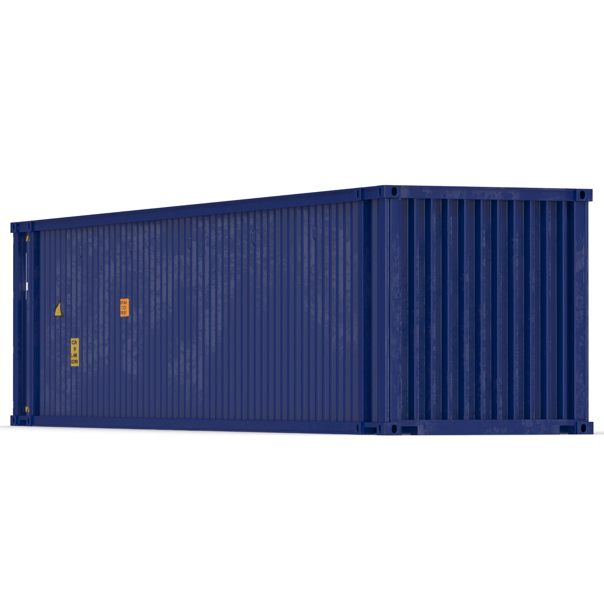 45 ft High Cube Container Blue 2 3D