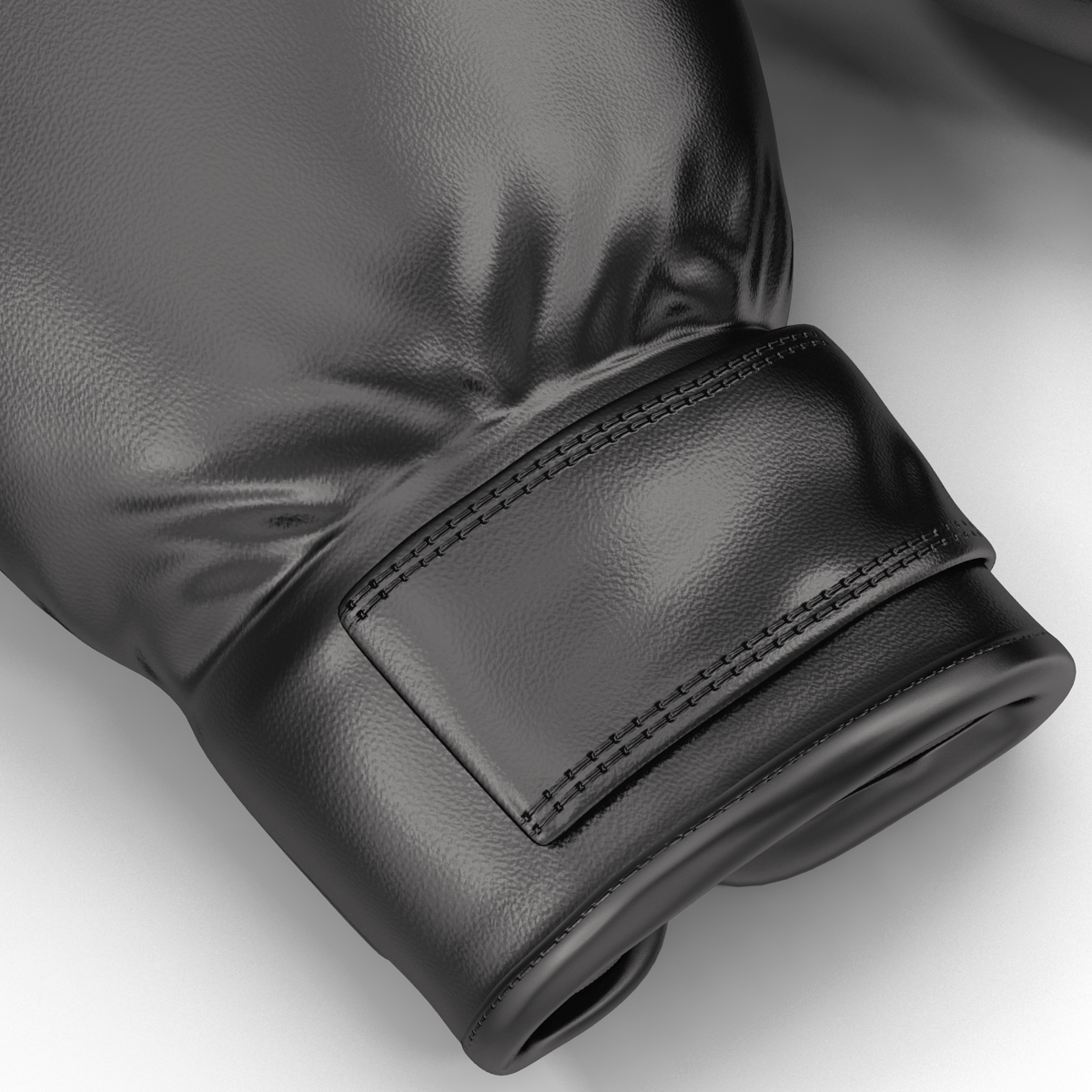 Boxing Gloves Black 3D model