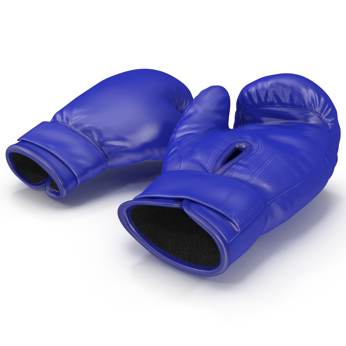 3D Boxing Gloves Blue model