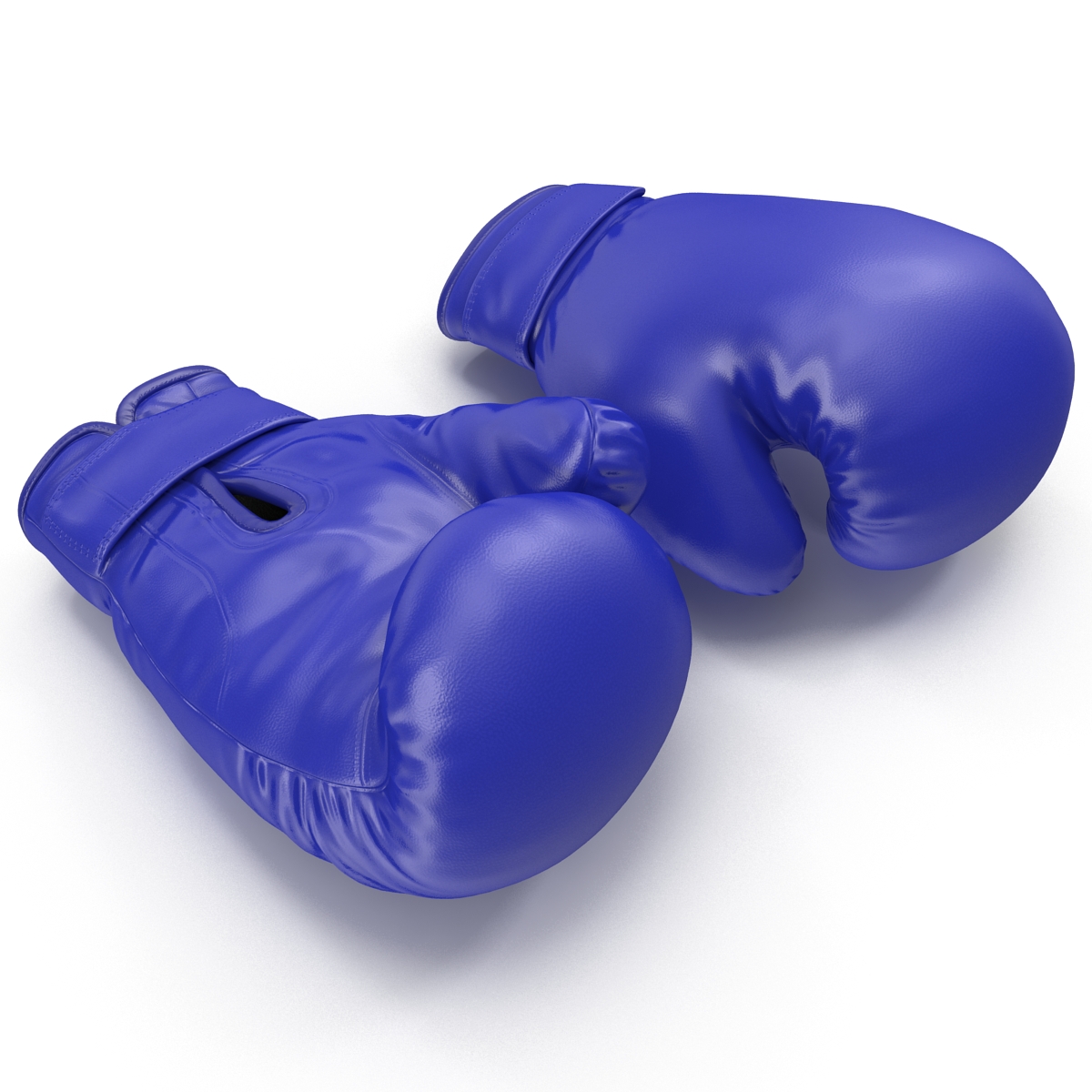 3D Boxing Gloves Blue model