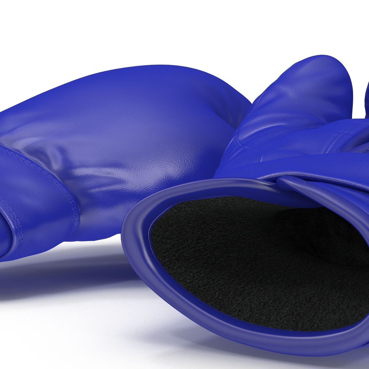 3D Boxing Gloves Blue model