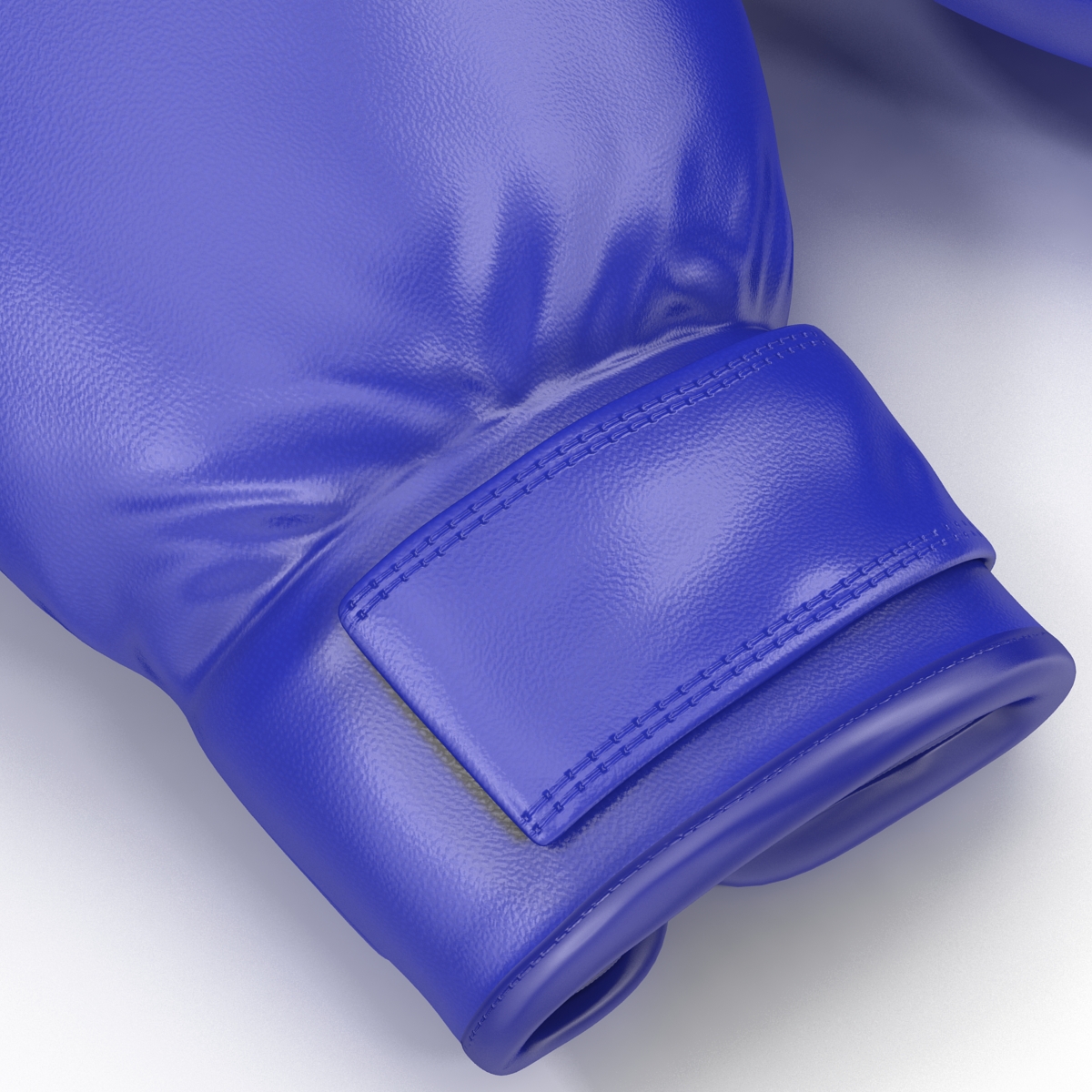 3D Boxing Gloves Blue model