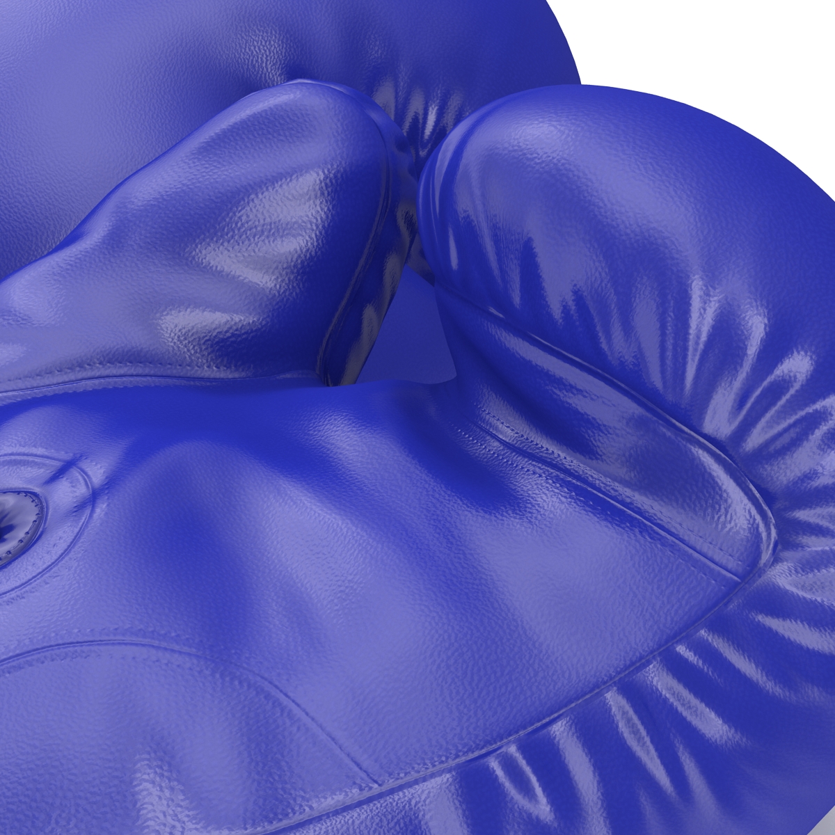 3D Boxing Gloves Blue model