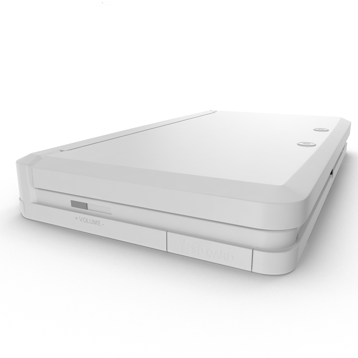 3D Nintendo 3DS White model