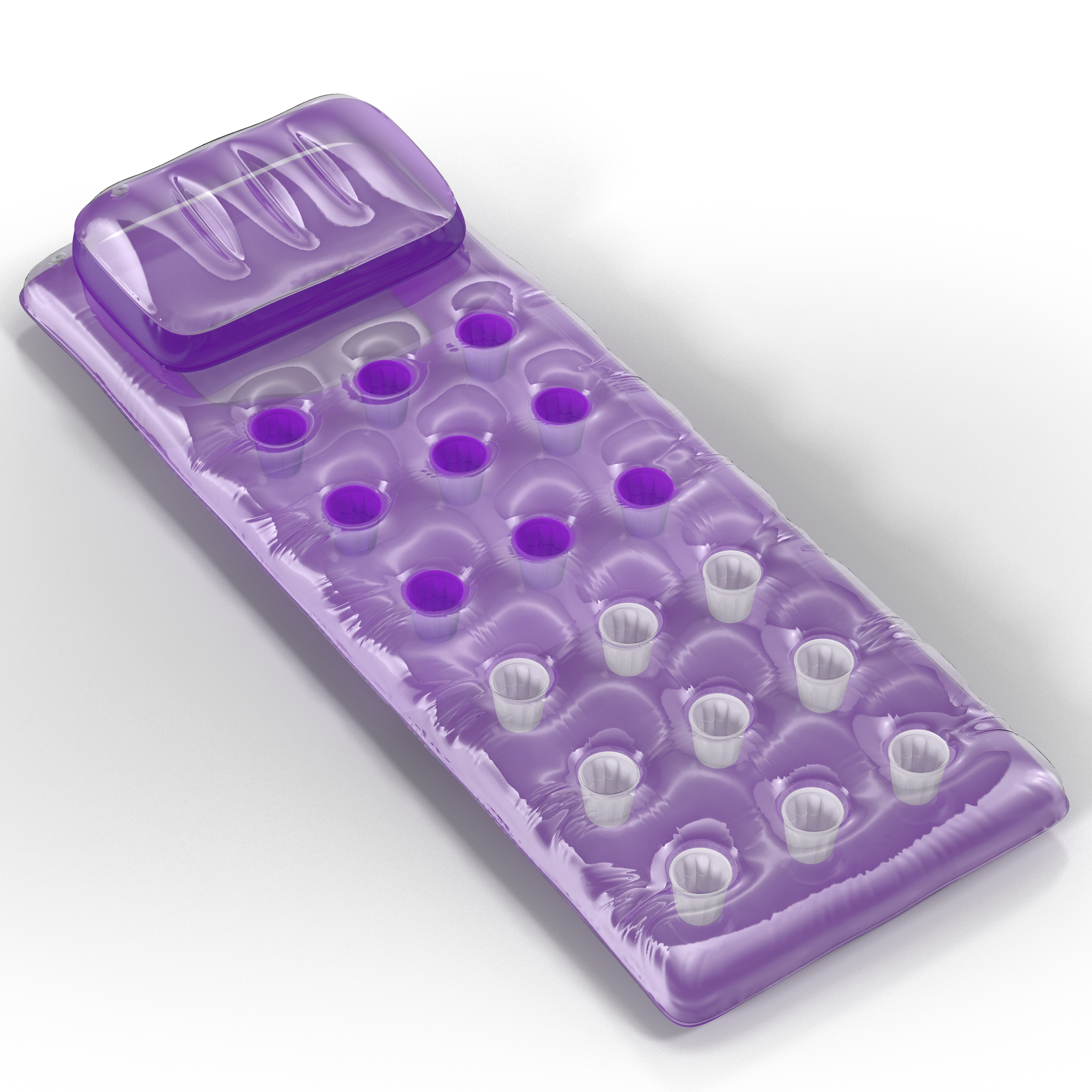 3D model Inflatable Air Mattress Purple