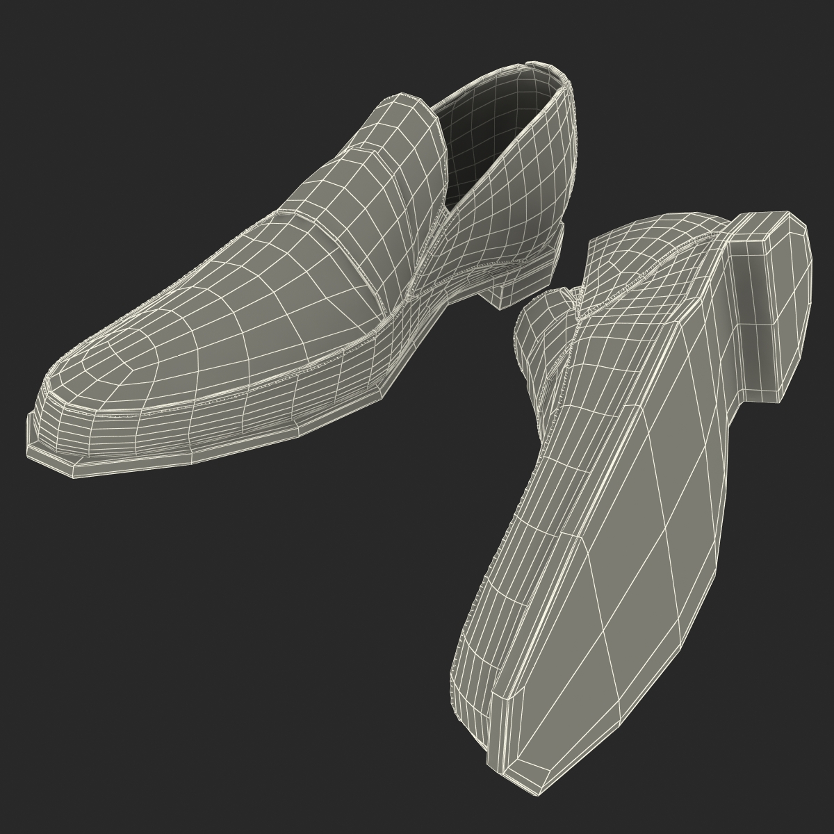 3D model Old Man Shoes 4