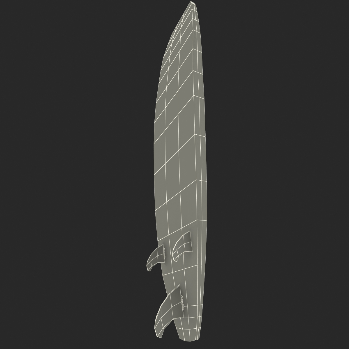 3D Surfboard Longboard 4