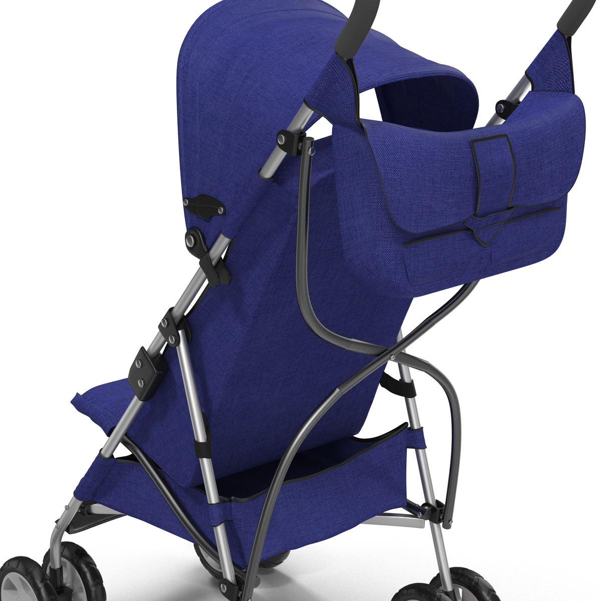 3D Baby Stroller Blue model