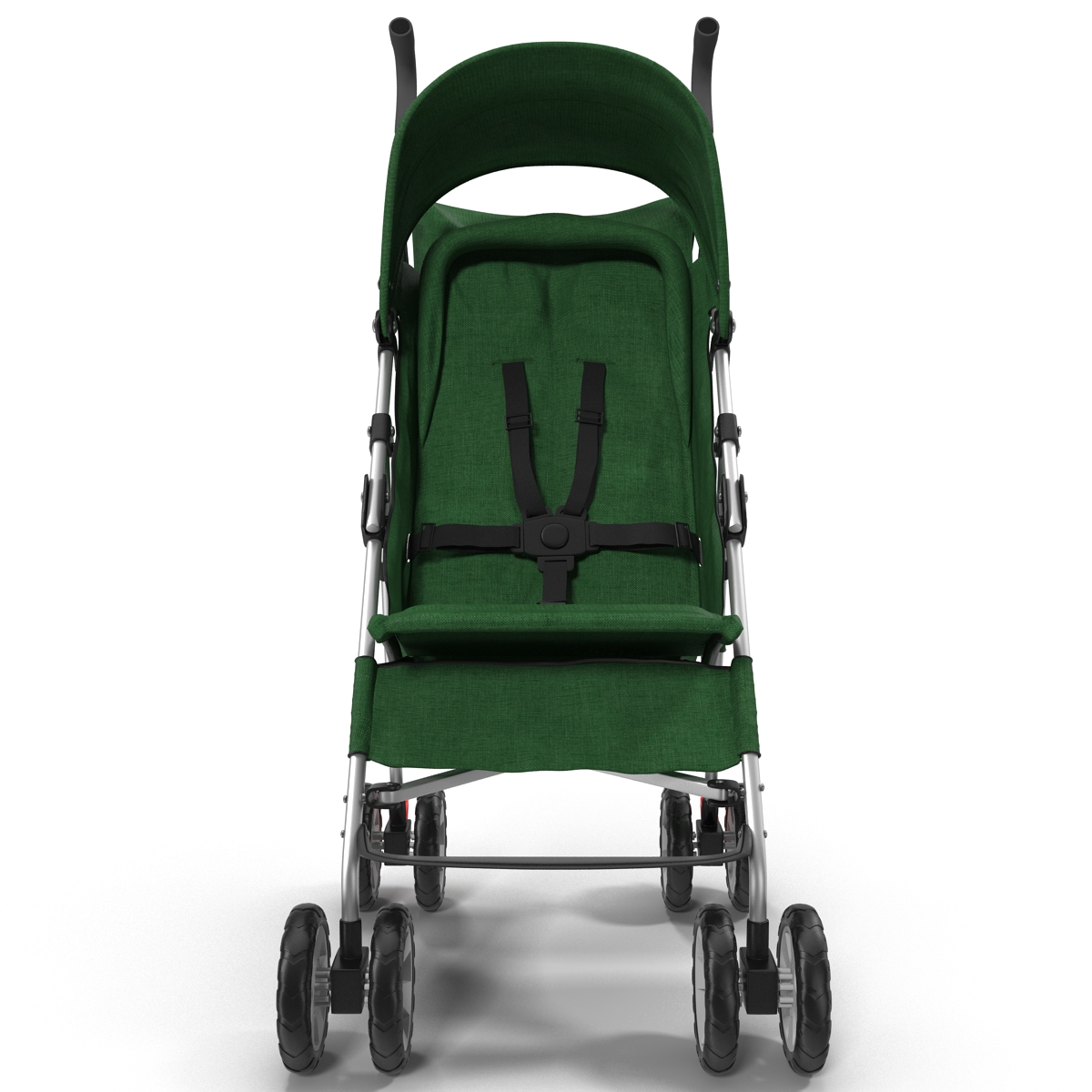 Baby Stroller Green 3D model