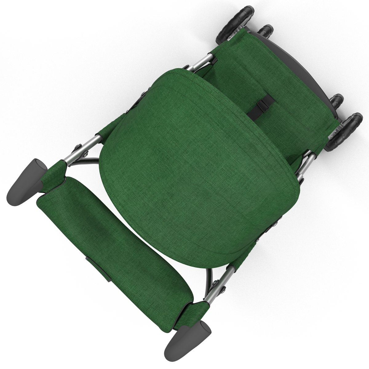 Baby Stroller Green 3D model