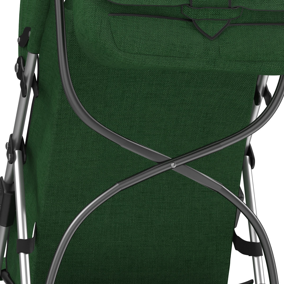 Baby Stroller Green 3D model