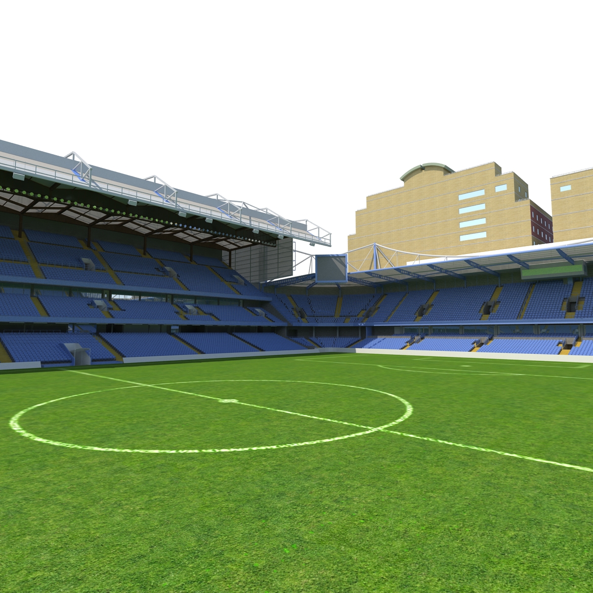 3D Stamford Bridge Stadium model