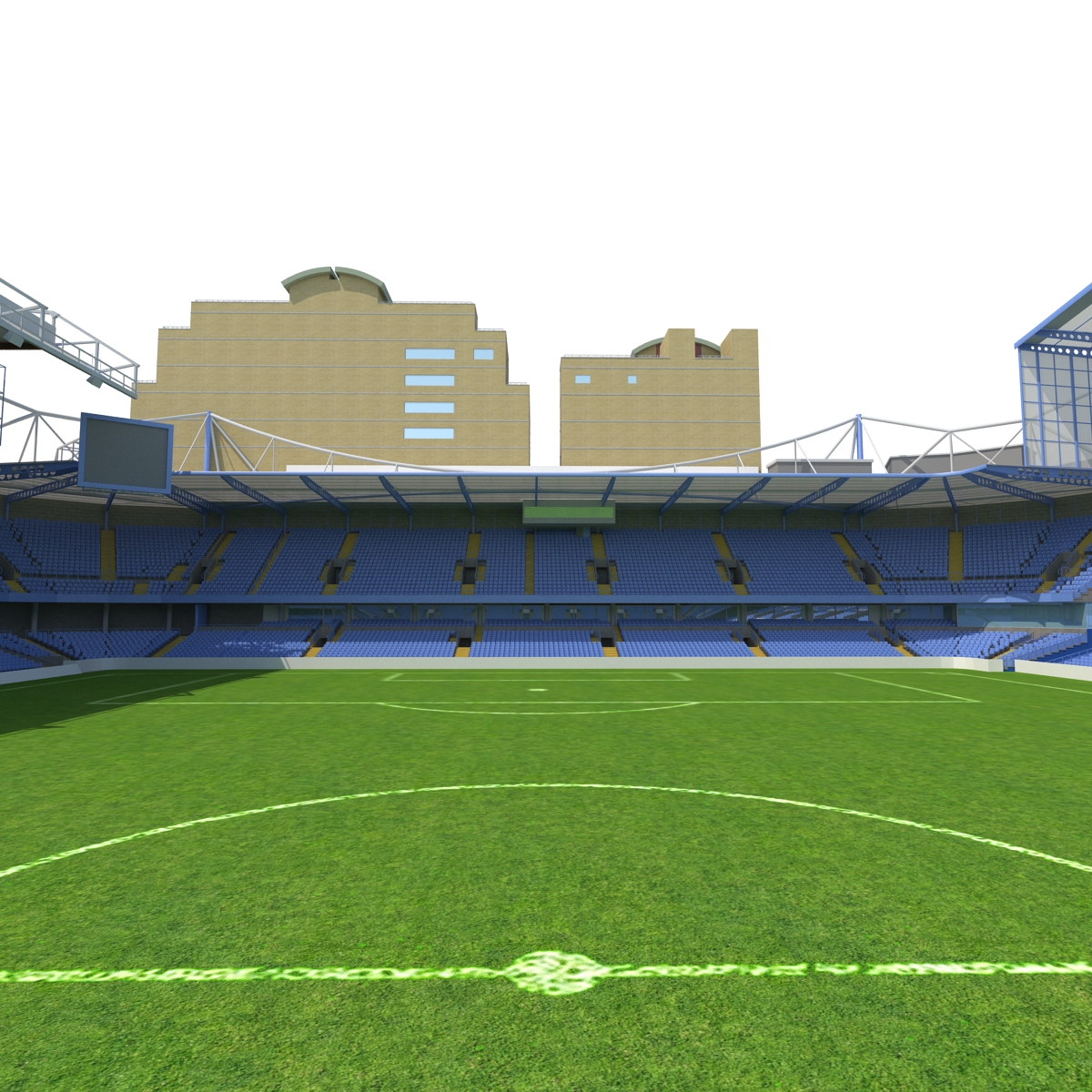 3D Stamford Bridge Stadium model