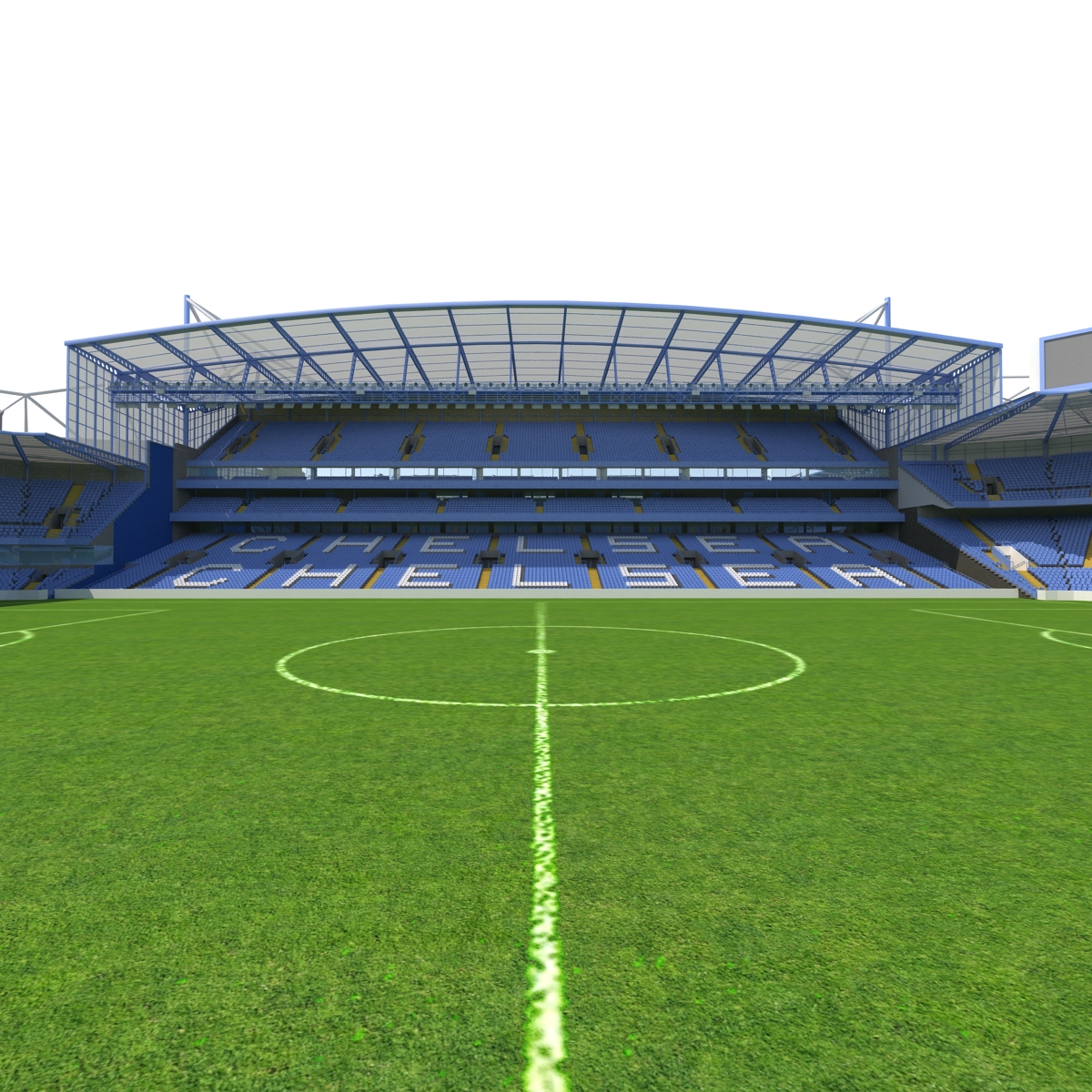 3D Stamford Bridge Stadium model