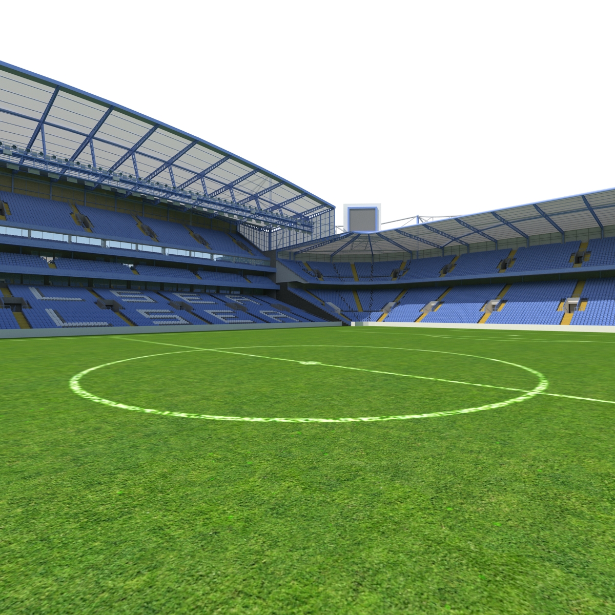 3D Stamford Bridge Stadium model