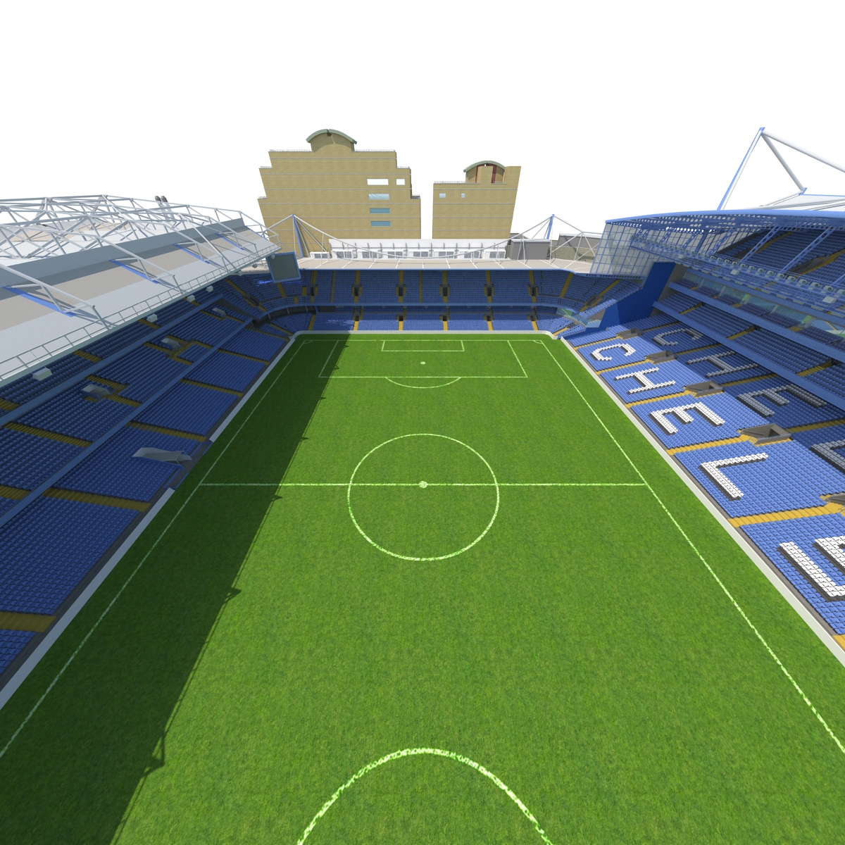 3D Stamford Bridge Stadium model