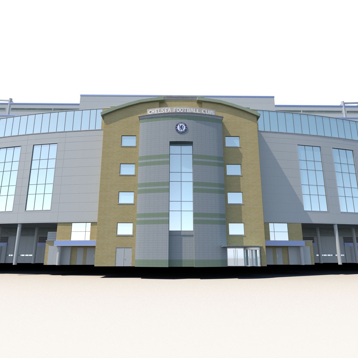 3D Stamford Bridge Stadium model