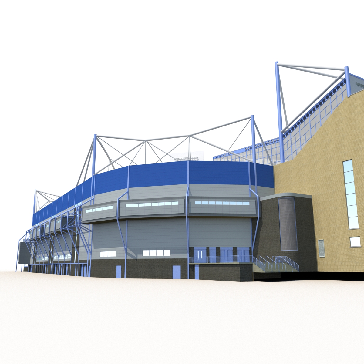 3D Stamford Bridge Stadium model