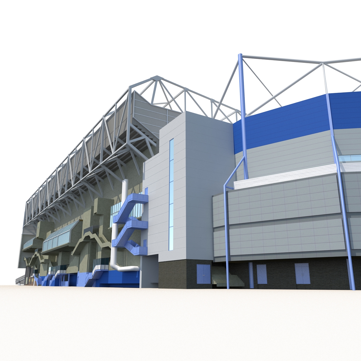 3D Stamford Bridge Stadium model