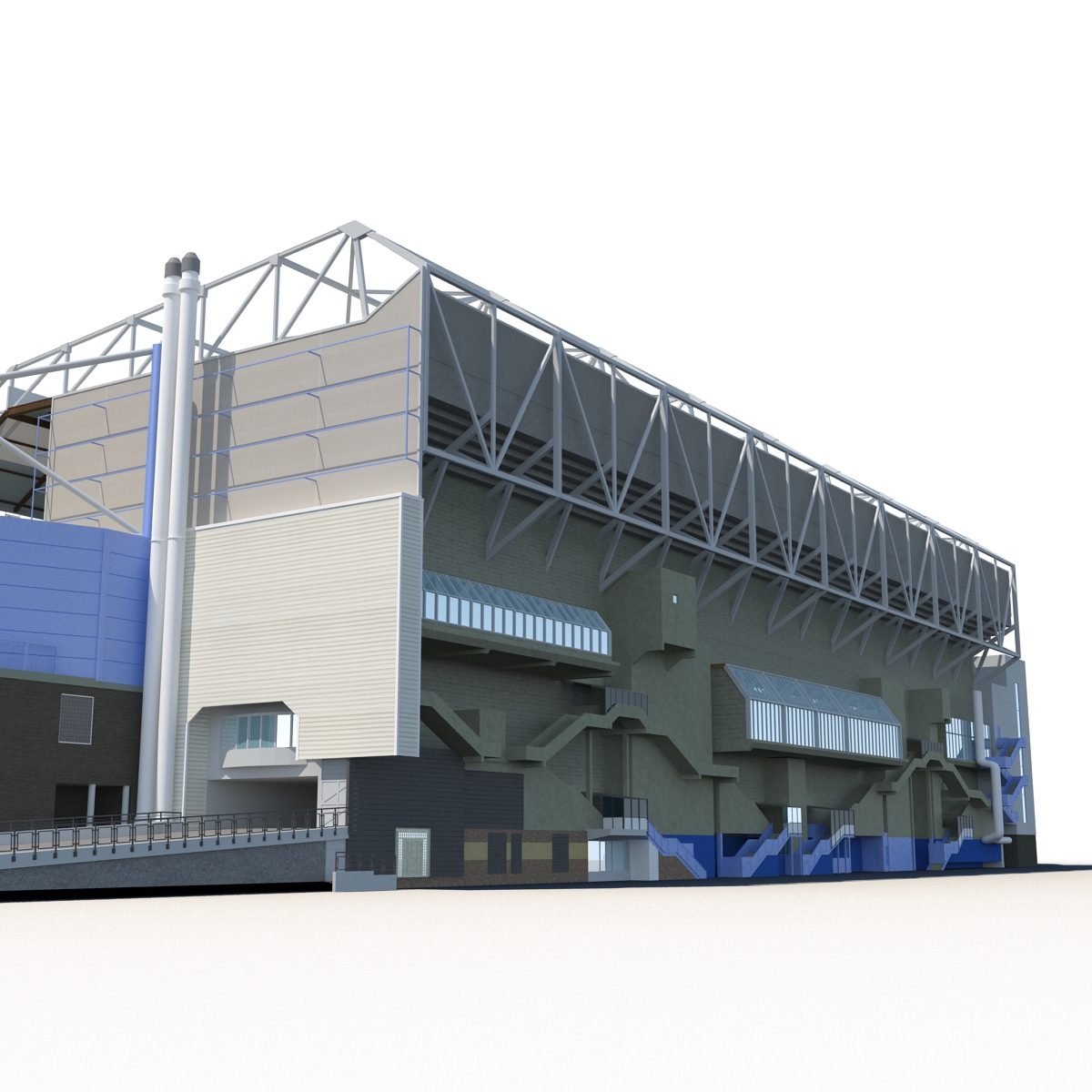 3D Stamford Bridge Stadium model